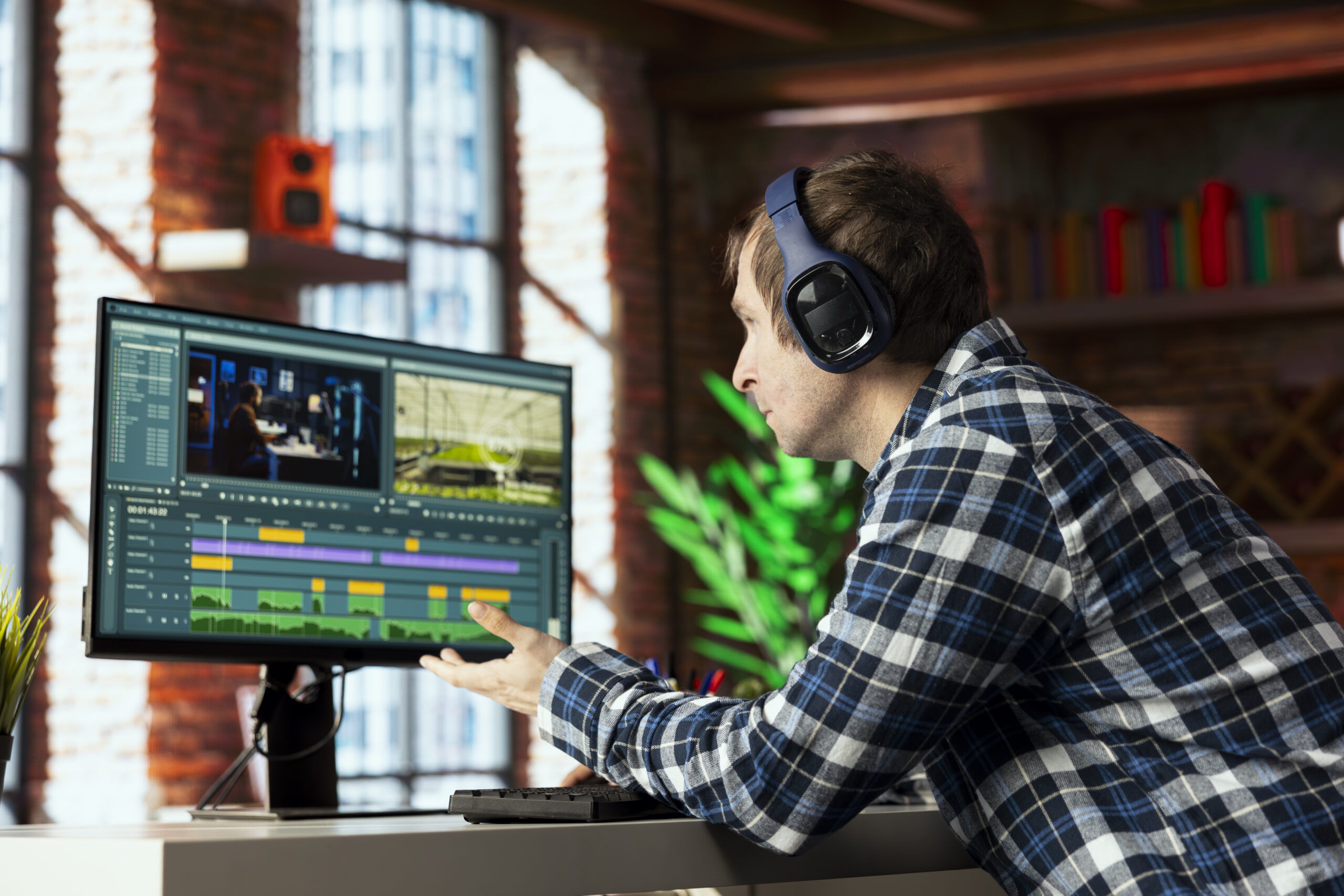 Video editing workspace